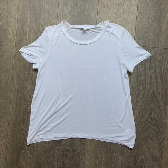 Aritzia Wilfred T-shirt Tee Short sleeve White Crew neck Casual Basic Size XS - Picture 5 of 15
